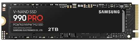 SSD накопитель Samsung 990 Pro MZ-V9P2T0CW 2ТБ, M.2 2280, PCIe 4.0 x4, NVMe, M.2