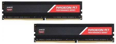 Оперативная память AMD Radeon R7 Performance Series R7S416G2606U2K DDR4 - 2x 8ГБ 2666МГц, DIMM, Ret 9668536703