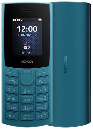Сотовый телефон Nokia 105 (TA-1557 )DS EAC, голубой 9668538095