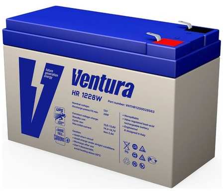 Аккумуляторная батарея для ИБП VENTURA HR 1228W 12В, 7Ач [vnthr1228ws63]