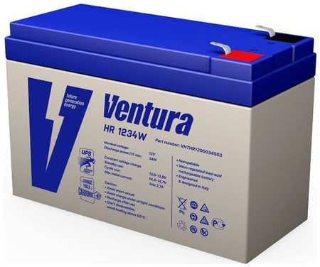 Аккумуляторная батарея для ИБП VENTURA HR 1234W 12В, 9Ач [vnthr1234ws63] 9668539155