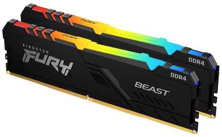 Оперативная память Kingston Fury Beast KF432C16BB12AK2/32 DDR4 - 2x 16ГБ 3200МГц, DIMM, Ret