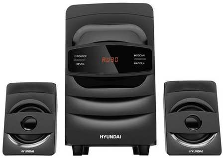 Музыкальный центр Hyundai H-MS1404, 30Вт, Bluetooth, FM, USB, SD, черный 9668542458