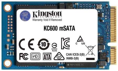 SSD накопитель Kingston KC600 SKC600MS/512G 512ГБ, mSATA, mSATA, mSATA 9668542931