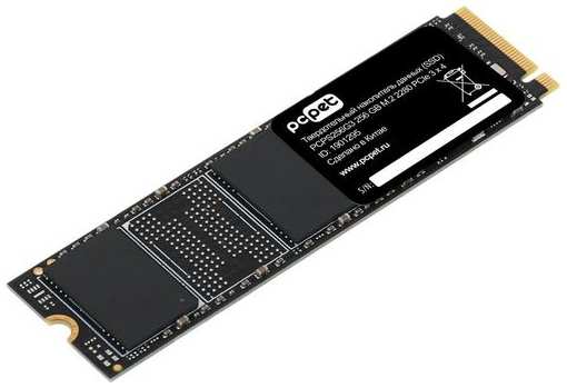 SSD накопитель PC PET PCPS256G3 256ГБ, M.2 2280, PCIe 3.0 x4, NVMe, M.2, oem 9668548651
