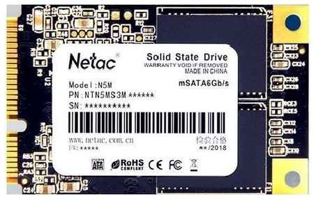 SSD накопитель NETAC N5M 512ГБ, mSATA, SATA III, mSATA [nt01n5m-512g-m3x] 9668548863