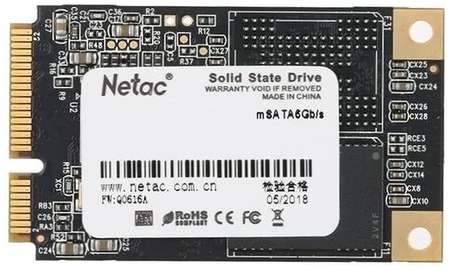 SSD накопитель NETAC N5M 256ГБ, mSATA, SATA III, mSATA [nt01n5m-256g-m3x] 9668548869