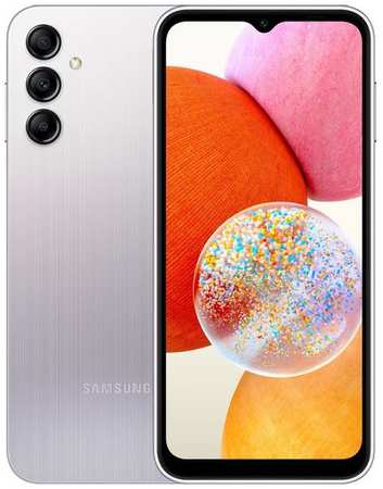 Смартфон Samsung Galaxy A14 4/64Gb, SM-A145, серебристый 9668549317
