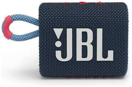 Колонка портативная JBL GO 3, 4.2Вт, синий [jblgo3blup] 9668550104
