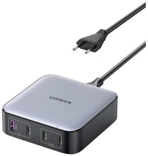 Сетевое зарядное устройство UGREEN CD328, USB A + 3 х USB type-C, 100Вт, 3A, [90928]