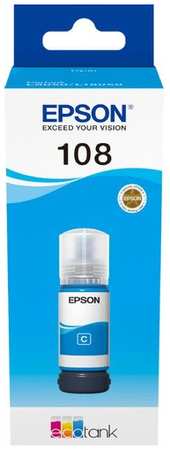 Чернила Epson 108 C13T09C24A, для Epson, 70мл