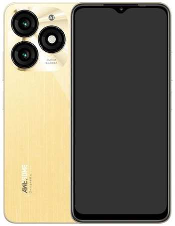 Смартфон ITEL A70 4/256Gb, A665L, золотой