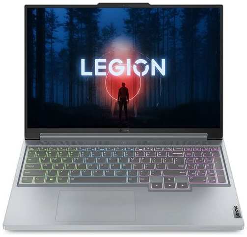 Ноутбук игровой Lenovo Legion Slim 5 16APH8 82Y9000BRK, 16″, 2023, IPS, AMD Ryzen 7 7840HS 3.8ГГц, 8-ядерный, 16ГБ DDR5, 1ТБ SSD, NVIDIA GeForce RTX 4070 для ноутбуков - 8 ГБ, без операционной системы, серый 9668551501