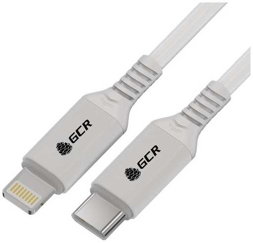 Кабель GREENCONNECT GCR-53755, Lightning (m) - USB Type-C (m), 2м, MFI, 5A, белый