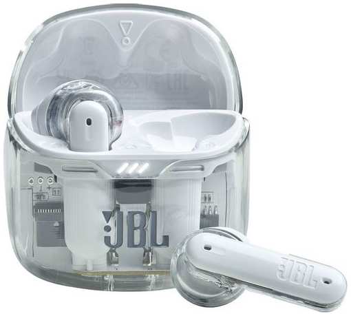 Наушники JBL Tune Flex Ghost, Bluetooth, вкладыши, белый [jbltflexgwht] 9668557809