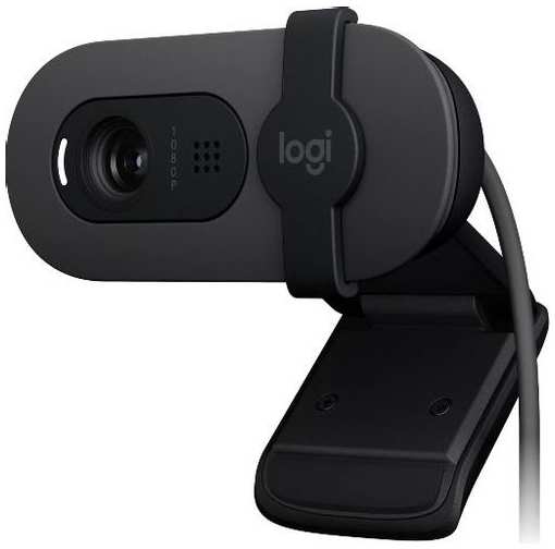 Web-камера Logitech HD Webcam Brio 90, графитовый [960-001581]
