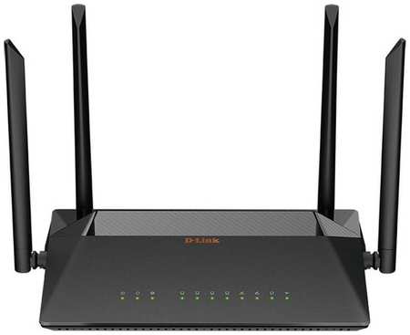 Wi-Fi роутер D-Link DSL-245GR/R1A, AC1200, VDSL2/ADSL2+, черный 9668559827