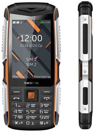 Сотовый телефон TeXet 426D-TM, черный/оранжевый 9668559833