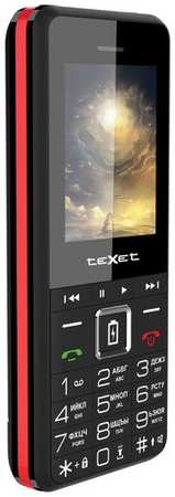 Сотовый телефон TeXet 215D-TM, черный/красный 9668559890