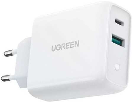 Сетевое зарядное устройство UGREEN 60468, USB-A + Type-C, 36Вт, 3.45A