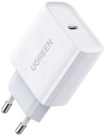 Сетевое зарядное устройство UGREEN 60450, USB type-C, 20Вт, 3A