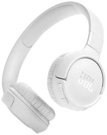 Наушники JBL Tune 520BT, Bluetooth, накладные, белый [jblt520btwht] 9668561837