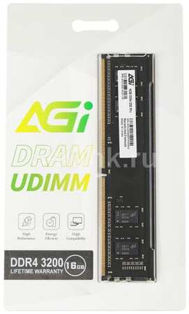 Оперативная память AGI UD138 AGI320016UD138 DDR4 - 1x 16ГБ 3200МГц, DIMM, Ret