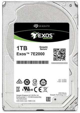 Жесткий диск Seagate Exos ST1000NX0313, 1ТБ, HDD, SATA III, 2.5″