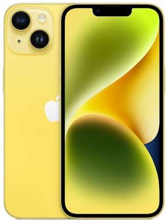 Смартфон Apple iPhone 14 128Gb, A2884, желтый 9668563964