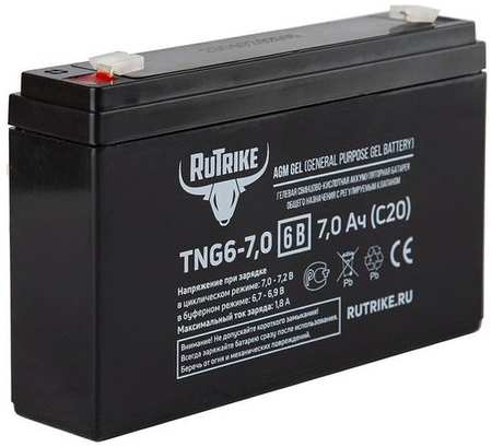 Аккумуляторная батарея для ИБП RUTRIKE TNG6-7,0 6В, 7Ач [23981]