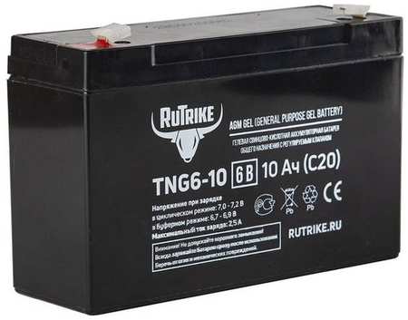 Аккумуляторная батарея для ИБП RUTRIKE TNG6-10 6В, 10Ач [23984] 9668569919