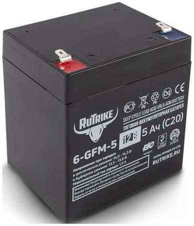 Аккумуляторная батарея для ИБП RUTRIKE 6-GFM-5 12В, 5Ач [23934] 9668569960