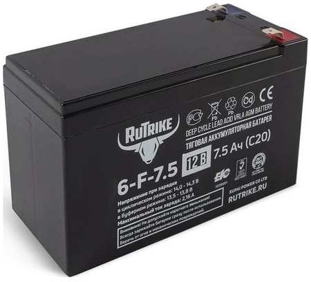 Аккумуляторная батарея для ИБП RUTRIKE 6-F-7,5 12В, 7.5Ач [23938] 9668569965