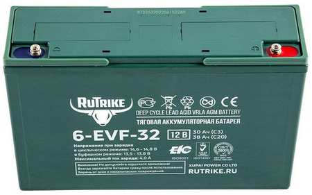 Аккумуляторная батарея для ИБП RUTRIKE 6-EVF-32 12В, 32Ач [21662] 9668569971