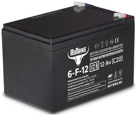 Аккумуляторная батарея для ИБП RUTRIKE 6-F-12 12В, 12Ач [23274] 9668569978