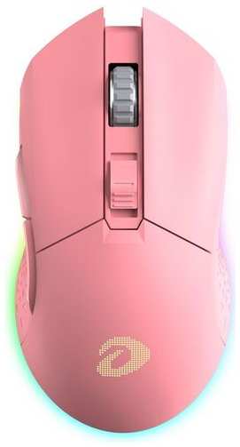 Мышь DAREU EM901, игровая, оптическая, беспроводная, USB, розовый [em901 pink] 9668574957