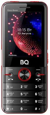 Сотовый телефон BQ 2842 Disco Boom, черный/красный 9668575514