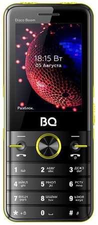 Сотовый телефон BQ Disco Boom 2842, черный/желтый 9668575518