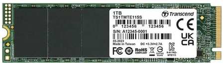SSD накопитель Transcend 115S TS1TMTE115S 1ТБ, M.2 2280, PCIe 3.0 x4, NVMe, M.2 9668575877