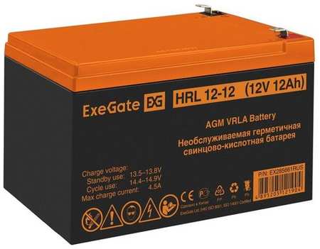 Аккумуляторная батарея для ИБП EXEGATE EX285661 12В, 12Ач [ex285661rus] 9668576384