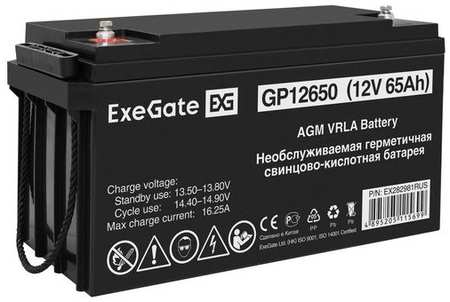 Аккумуляторная батарея для ИБП EXEGATE EX282981 12В, 65Ач [ex282981rus]