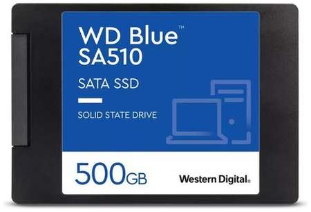 SSD накопитель WD Blue WDS500G3B0A 500ГБ, 2.5″, SATA III, SATA 9668580634