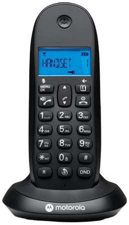 Радиотелефон Motorola C1001СB+, черный [107c1001сb+] 9668581657