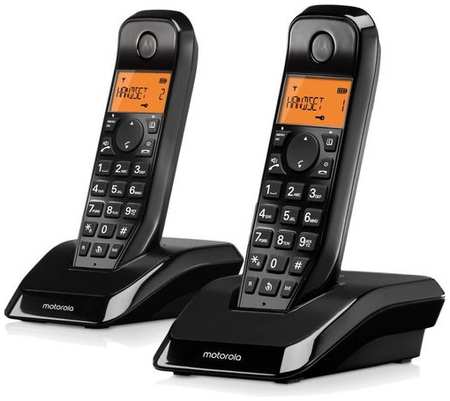 Радиотелефон Motorola S1202, черный [107s1202black] 9668581789