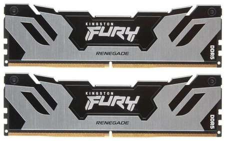 Оперативная память Kingston Fury Renegade Silver KF560C32RSK2-32 DDR5 - 2x 16ГБ 6000МГц, DIMM, Ret