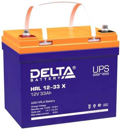 Аккумуляторная батарея для ИБП Delta HRL 12-33 X 12В, 33Ач