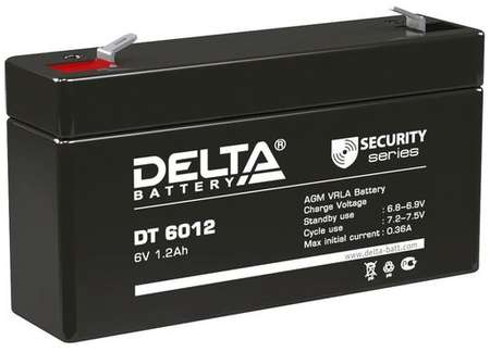 Аккумуляторная батарея для ИБП Delta DT 6012 6В, 1.2Ач 9668583100