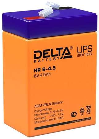 Аккумуляторная батарея для ИБП Delta HR 6-4.5 6В, 4.5Ач 9668583151