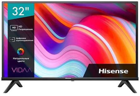 32″ Телевизор Hisense 32A4K, DLED, HD, черный, СМАРТ ТВ, Vidaa 9668583704