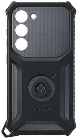 Чехол (клип-кейс) Samsung Rugged Gadget Case, для Samsung Galaxy S23, противоударный, титан [ef-rs911cbegru]